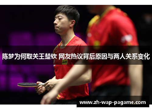 陈梦为何取关王楚钦 网友热议背后原因与两人关系变化